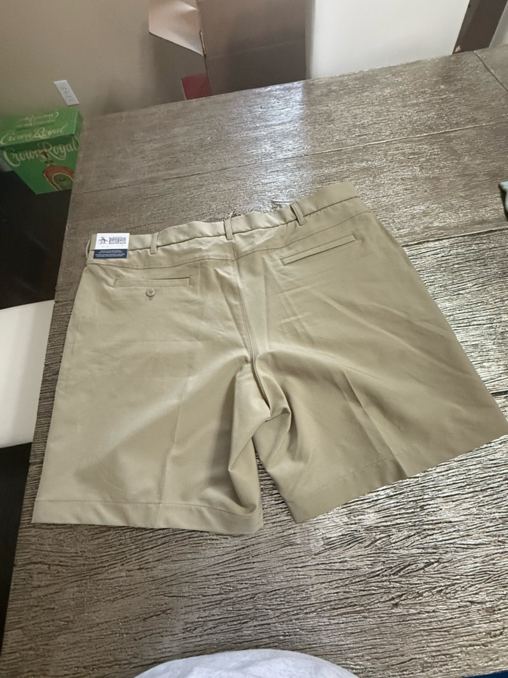 Original Penguin by Munsing wear beige shorts size 40 NWT